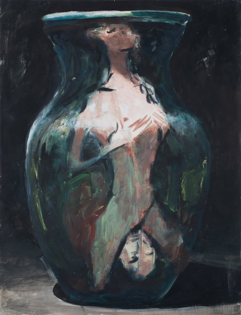 Born to Hula 2 (2013), 40.2 x 30.8 cm, oil on panel (private collection)